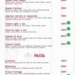 LA PINSERIA MENU RESTAURANT ITALIEN CASABLANCA 1