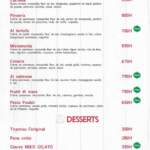 LA PINSERIA MENU RESTAURANT ITALIEN CASABLANCA 2