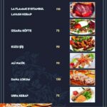 La Flamme dIstanbul Casablanca Menu 3
