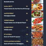 La Flamme dIstanbul Casablanca Menu 4