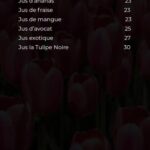 La Tulipe Noire Settat Menu Restaurant 2
