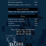 Le Petit Beur Rabat Menu Restaurant 1