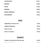 Le Puzzle Rabat Menu Restaurant 1