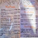 Le relais du jour Menu