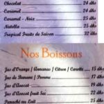 Le relais du jour Menu