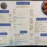 MENU El Rincon Del Sabor restaurant casablanca sidi maarouf 2