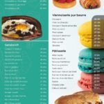Menu La Patisserie by TZ MARRAKECH Les oeufs Sandwich Patisserie Viennoiserie pur beurre