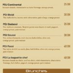 Menu La baget chef marrakech mai 2023 1