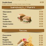 Menu La baget chef marrakech mai 2023 6