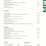 Menu Le Moon Marrakech 2