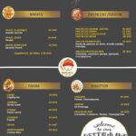 Menu segafredo safi