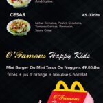 OFamous Casablanca Menu 4