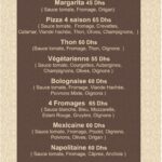 San Marco Rabat Menu Restaurant 1