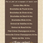 San Marco Rabat Menu Restaurant 2