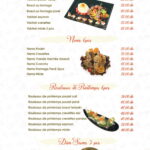 Menu Kamora Tanger April 2026 562713-508900