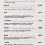 Menu L'Artiste Nador June 2023 105320-158300