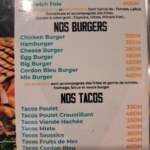 Menu Oumnia Marrakech