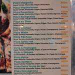 Menu Oumnia Marrakech