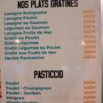 Menu Oumnia Marrakech