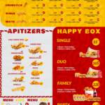 Menu Chicko's - Fried Chicken & Burger Agadir December 2023 462010-062300