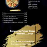 ahlam pecheur menu restaurant marrakech 2