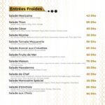 b and b park menu kenitra restaurant 2022 1