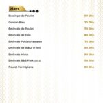 b and b park menu kenitra restaurant 2022 8