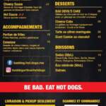 bad dog menu restaurant casablanca livraison 2