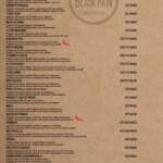 black pan menu restaurant italien marrakech 1