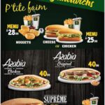 dwich menu tanger