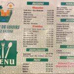 ferme de loisirs chez bassou menu restaurant salé