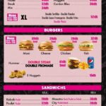 food a la francaise menu fast food casablanca 3