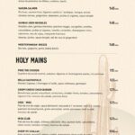 holy brunch MENU restaurant casablanca 1