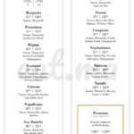 la caza traiteur menu restaurant italien casablanca 2022 1
