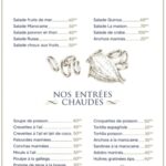 la maison du poisson menu restaurant marrakech 3 min