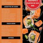 menara sushi menu marrakech