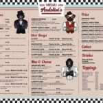 menu Andolinis restaurant americain a casablanca 2022