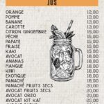 menu Bucca Bistro restaurant a casablanca jnane californie 2