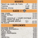 menu Bucca Bistro restaurant a casablanca jnane californie 3