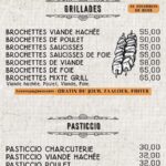 menu Bucca Bistro restaurant a casablanca jnane californie 6