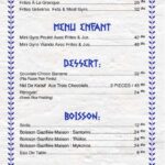 menu Greekos restaurant a casablanca dar bouazza 2