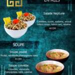 menu KAISER WILHELM DAKHLA restaurant asiatique cafe 1