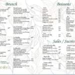 menu La feuille doree rabat boulangerie patisserie