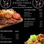 menu Michwate Zaouja Tanya restaurant a fes 3