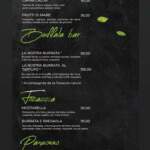 menu PORTOFINO RISTORANTE casablanca restaurant italien 2