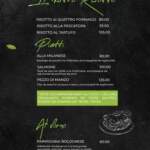 menu PORTOFINO RISTORANTE casablanca restaurant italien 5