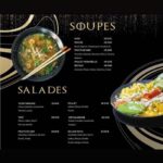 menu SoyaBox Sushis wok restaurant asiatique a casablanca maarif 01