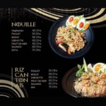 menu SoyaBox Sushis wok restaurant asiatique a casablanca maarif 14