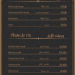 menu Sultan Saray restaurant turc a marrakech 3