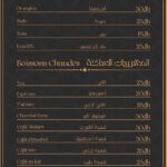 menu Sultan Saray restaurant turc a marrakech 6